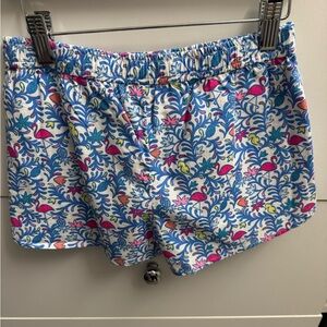 Vinyard Vines girls flamingo shorts size small (7-8) excellent condition NVW